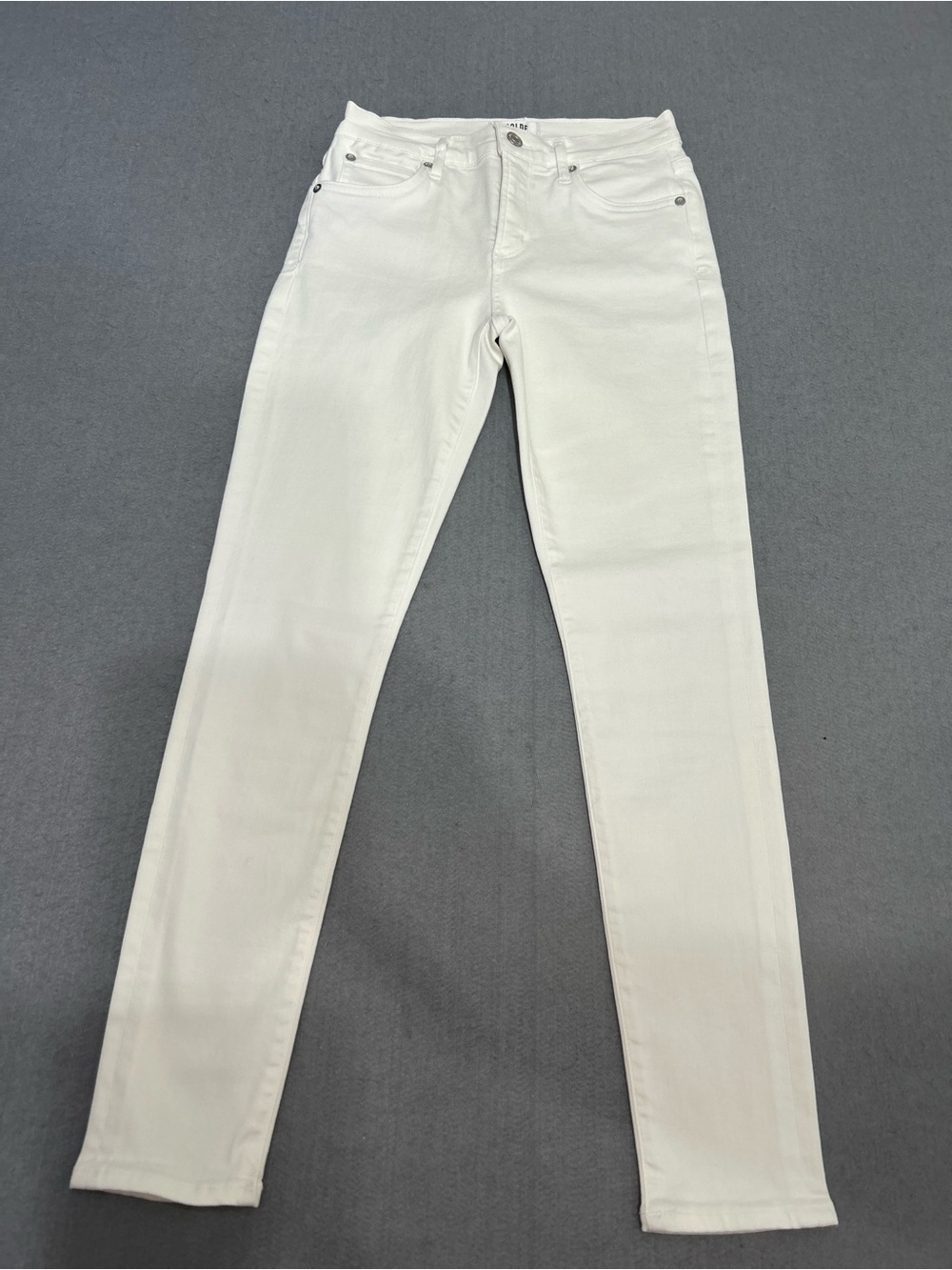 Women’s AGOLDE White Skinny Jeans Size 25 Premium Stretch Designer Denim